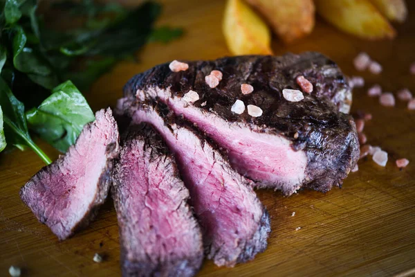 Läcker Biff Grillen — Stockfoto