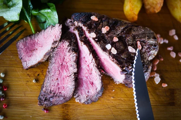 Delicioso Bife Abelha Grelha — Fotografia de Stock