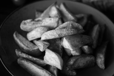 Lezzetli ev yapımı patates kızartması 