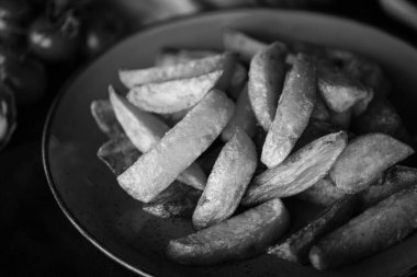 Lezzetli ev yapımı patates kızartması 