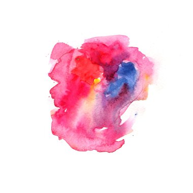 Vektör suluboya kontur