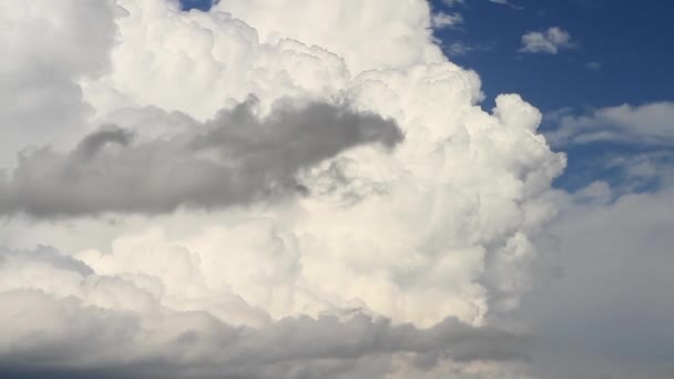 Временной промежуток грозового облака — стоковое видео