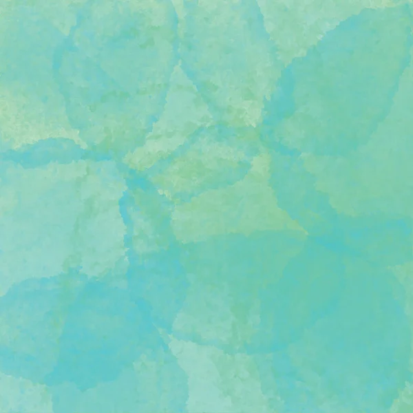 Handgetekende aquarelvector. Abstract aquarel groene kleur. — Stockvector