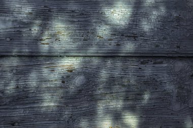 Kırık mavi boyalı eski ahşap tahtalar.