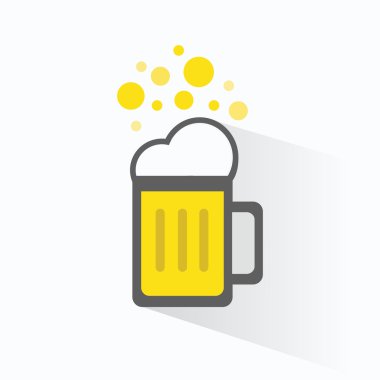 Bira, vektör çizim.