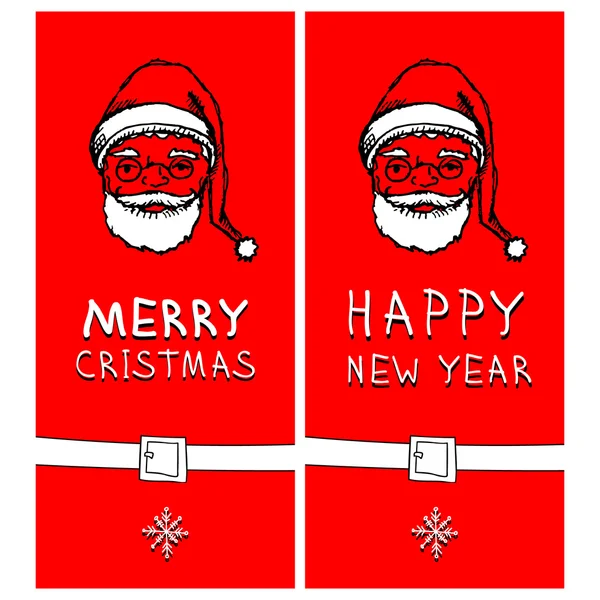 Santas message banner — Stock Vector