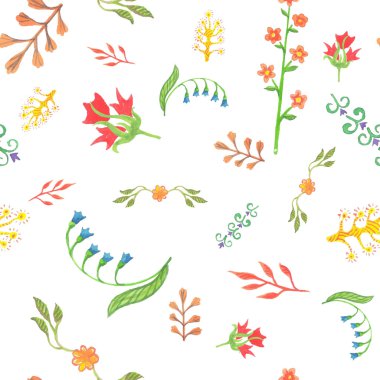 Sulu Boya Dikişsiz arka plan.