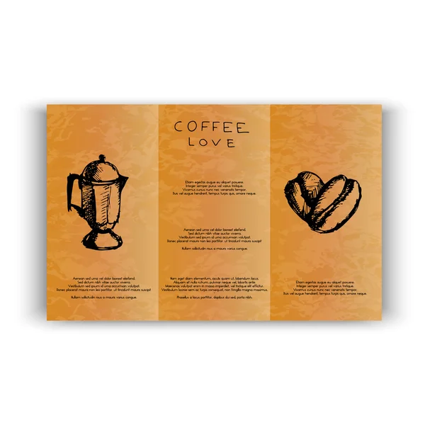 Cafea — Vector de stoc