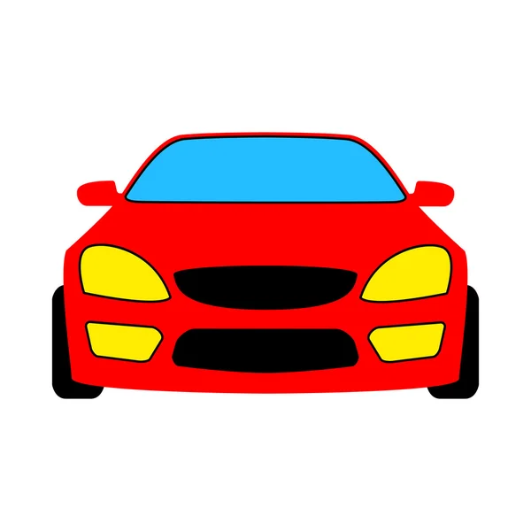 Voiture rouge — Image vectorielle