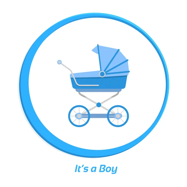 Onun bir çocuk. Tasarımınız için düz vektör çizim.