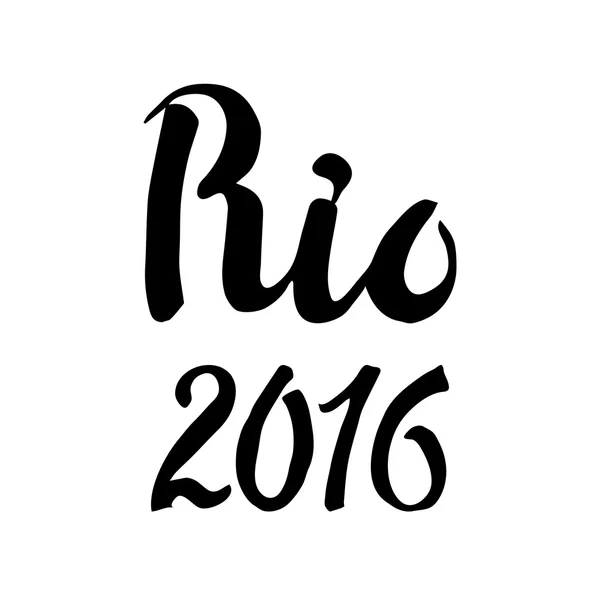 Rio 2016 lettering — Stock Photo, Image