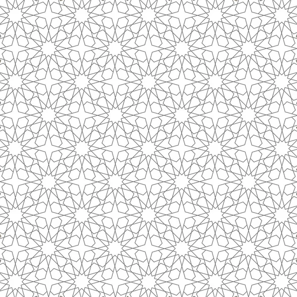 Süslü desen. Vektör soyut arkaplan. Arap İslami motifi, Geometrik süs. Vektör Müslüman, geleneksel mozaik gerileme.