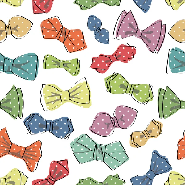 Bow tie seamless pattern. Funny — стоковое фото