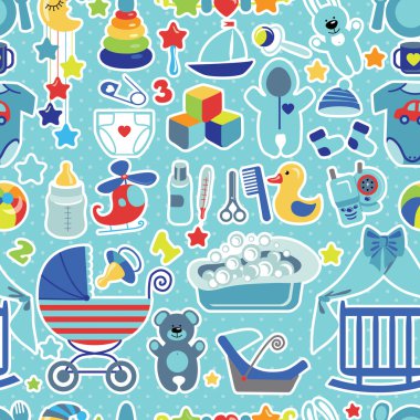 Yeni doğan bebek çocuk seamless modeli Polka dot ile