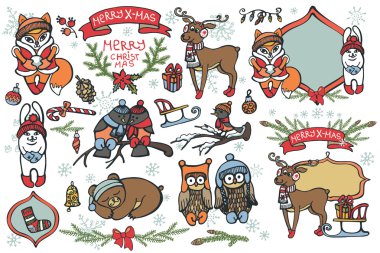 Christmas grafik öğeleri
