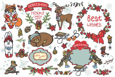 Christmas grafik öğeleri