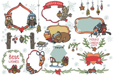 Christmas grafik öğeleri