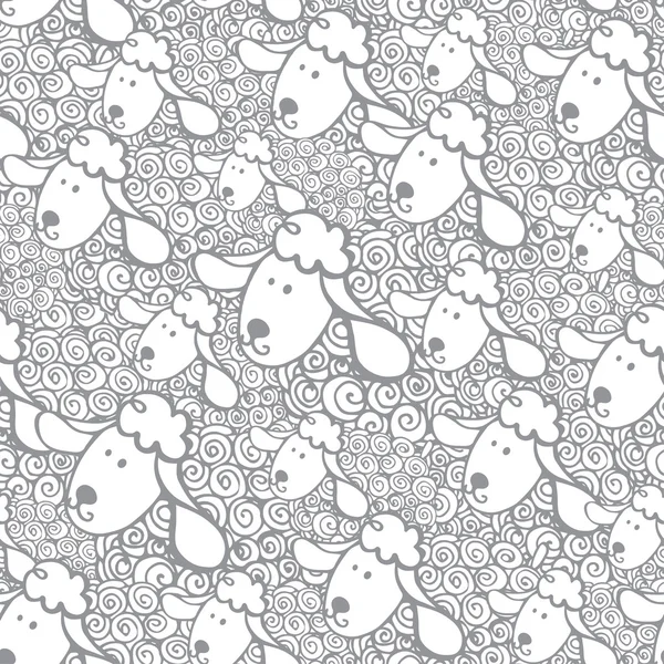 Sheep Seamless pattern — Stock Photo, Image