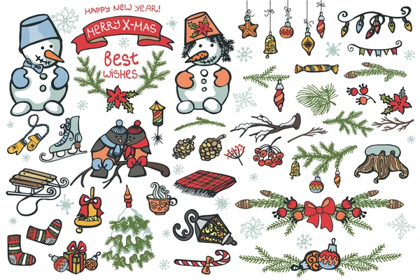 Elementos gráficos de Navidad —  Fotos de Stock