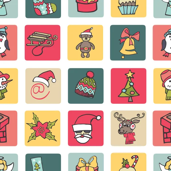 Natal, ícones de Ano Novo — Fotografia de Stock