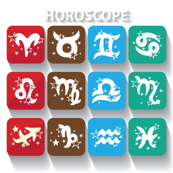 Horoszkóp zodiákus jelek — Stock Fotó