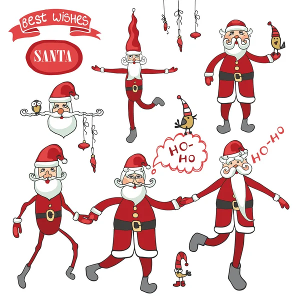 Santa claus set — Stockfoto