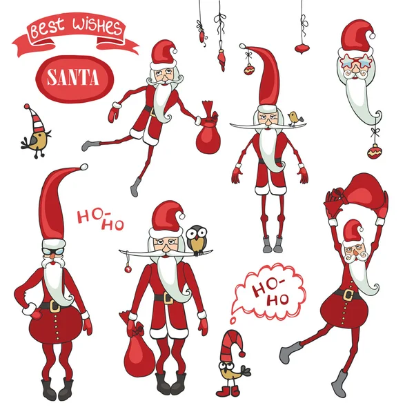 Santa Claus set — Stock Photo, Image