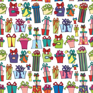 hediye kutusu seamless modeli