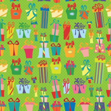 hediye kutusu seamless modeli