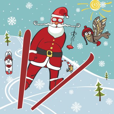 Santa tramplen atlama