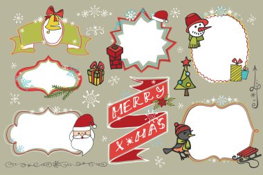 Noel set doodles
