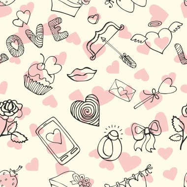 Sevgililer günü seamless modeli