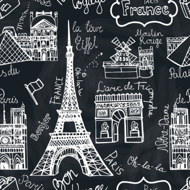Paris Simgesel Yapı sorunsuz kuvvetler.