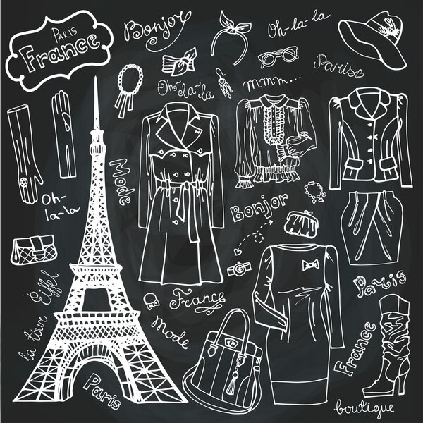 Парижский набор одежды
.