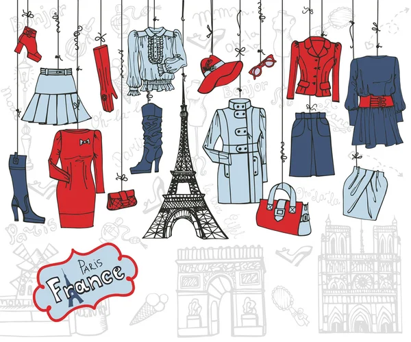 Mode im Pariser Stil — Stockfoto