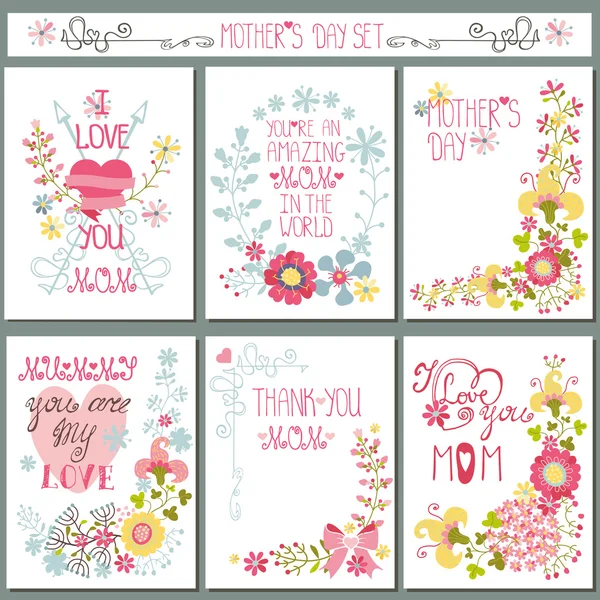 Mothers day set — Stock Photo, Image