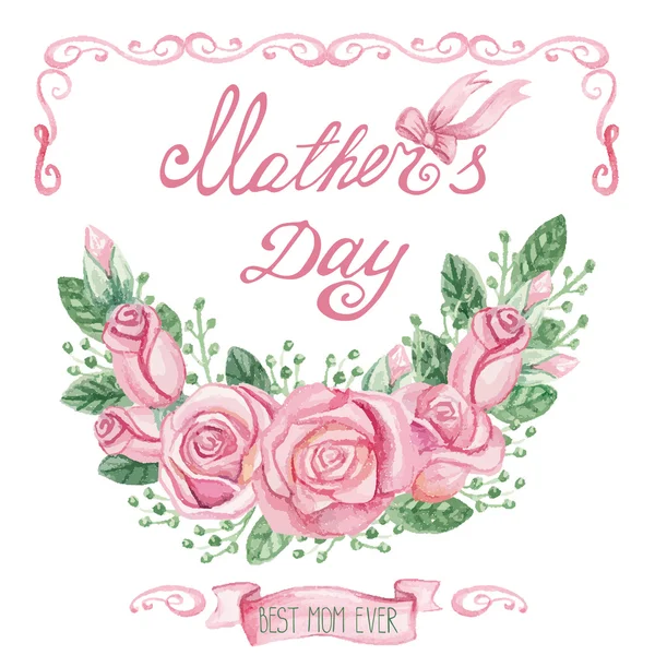 Karta okolicznościowa Dnia Matki — Zdjęcie stockowe