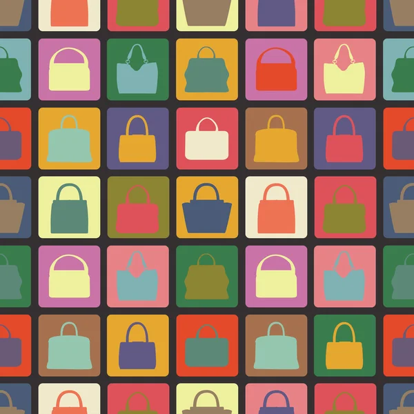 Silhuetter av handväska ikoner. — Stockfoto