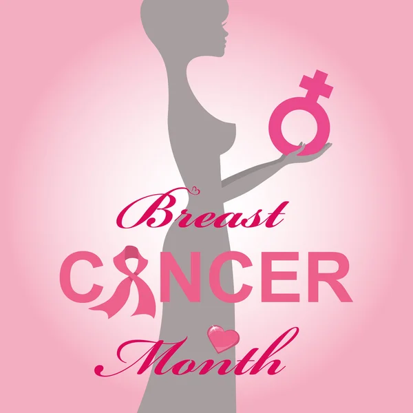 Breast Cancer Awarenes background. — 图库照片