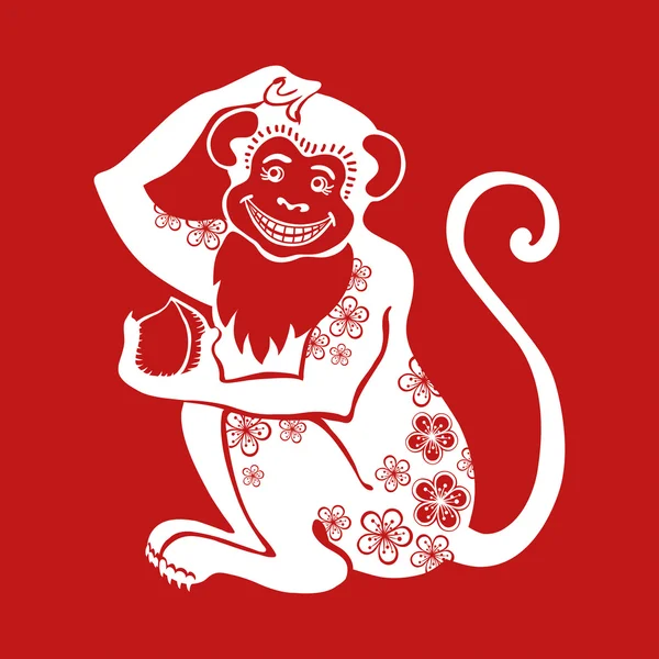 Signo do zodíaco chinês macaco — Fotografia de Stock