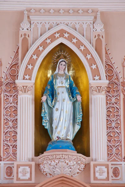 Virgin Mary Statue in Roman Catholic Church at Chanthaburi Provi Stock ...