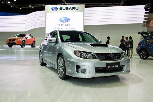 NONTHABURI - NOVEMBER 28: Subaru display at The 30th Thailand In — Stock Photo, Image