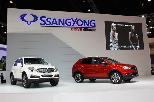 Bangkok-27 marca: nowe Stavic z Ssangyong w XXXV Bangko — Zdjęcie stockowe