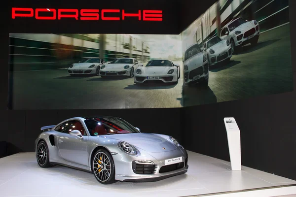 Nonthaburi, Tajlandia - 25 marca: The Porsche 911 turbo S jest na d — Zdjęcie stockowe