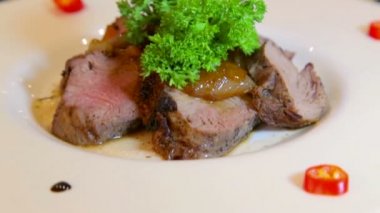 Et yemekleri farklı hazırlıkları. Et yemekleri Mutfak Sanatları alanında çeşitli. Sıcak ve soğuk et yemekleri. Pişirme sanatı arıtma.