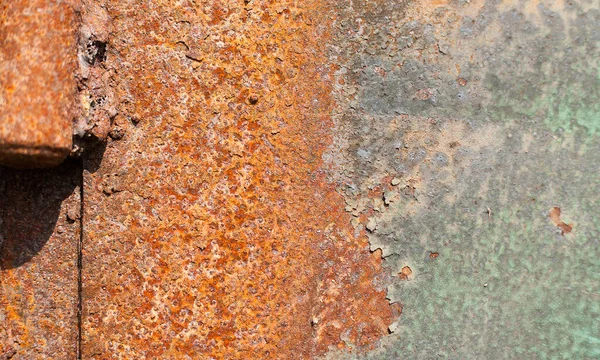 Rusty Metal Sheet Old Grunge Metal Texture Use Background Industrial — Stock Photo, Image