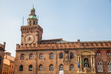 Bologna - Palazzo Comunale ve Piazza Maggiore kare