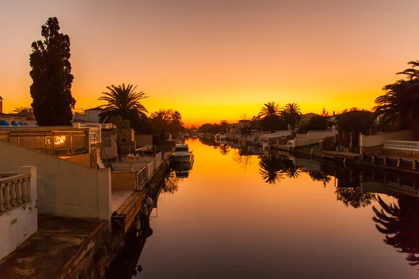 A sunset Marina — Stock Fotó