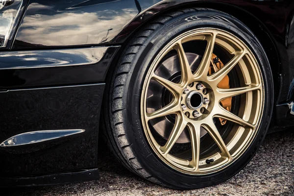 Sport car wheel — Stock Photo, Image