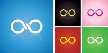 Sonsuz vektör logo tasarımı